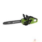 Пилы Greenworks Цепная пила аккумуляторная GreenWorks  GD40CS18K4, 40V, 40 см, бесщеточная,  до 1,8 КВТ, с АКБ 4АЧ и ЗУ 2005807UB