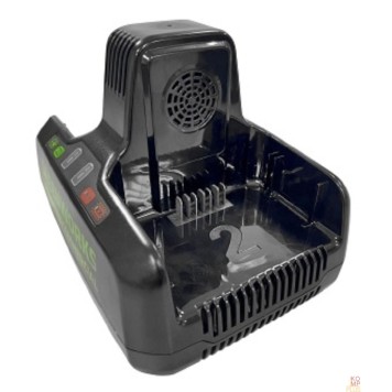 Аккумуляторы и зарядные устройства Greenworks Быстрое зарядное устройство для 2-х аккумуляторов Greenworks G82C2, 82V 2939007