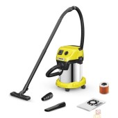 Пылесосы Строительный пылесос Karcher WD 3 P S V-17/4/20,  желтый 1.628-190.0