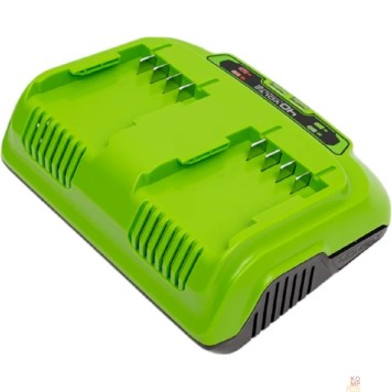 Аккумуляторы и зарядные устройства Greenworks G40UC8 Быстрое зарядное устройство для 2-х аккумуляторов,40V 2938807-2