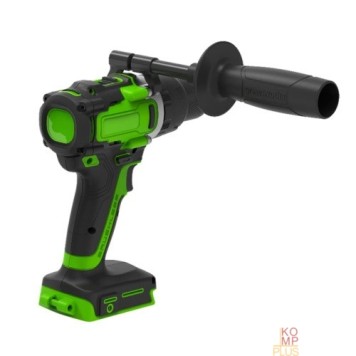 Дрели, Шуруповерты, Гайковерты Greenworks GD24DD140 Дрель-шуруповерт аккумуляторная,  24V, 140 Нм, бесщеточная, без АКБ и ЗУ 3707607-1