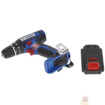 Дрель, Шуруповерт ЗУБР 20В, 2 АКБ (2Ач), в кейсе, дрель-шуруповерт, Профессионал. DL-201-22-2