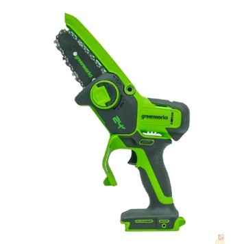 Пилы GreenWorks G24MCS10 Цепная мини пила аккумуляторная, 24V, 10см, без АКБ и ЗУ 2008207-2
