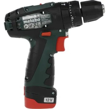 Дрель, Шуруповерт Metabo PowerMaxx SB Ударная дрель-шуруповерт 600385500  10.8 В, 2 Ач, БЗП,34 Нм, 1.12 кг -2