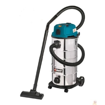 Пылесосы строительные Bort Пылесос для сухой и влажной уборки BSS-1640-STORM {бак 40 л; 1600 Вт;  шланг 3 м; всасывание 270 Вт; Уровень шума 78 дБ; Вес 6,9 кг; Напряжение 220 В; аксессуаров 12 шт, гарантия 2 г} 93417517 