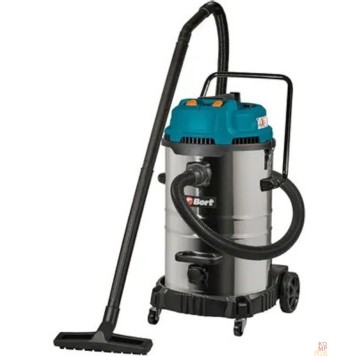 Пылесосы строительные Bort Пылесос для сухой и влажной уборки BSS-2460-STORM {бак 60 л; 1600 Вт;  шланг 3 м; всасывание 270 Вт; Уровень шума 78 дБ; Вес 14 кг; Напряжение 220 В; аксессуаров 12 шт, гарантия 2 г} 93417555 