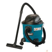 Пылесосы строительные Bort Пылесос для сухой и влажной уборки  BSS-1215-P 93417432 { 1200 Вт, вместимость 15 л, 67 л/сек, 6,2 кг, набор аксессуаров 8 шт }