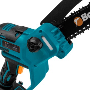 Пилы Bort BKS-218-LI Цепная пила аккумуляторная,  18В Li-Ion, Makita 18V LXT,  шина 203мм, Бесщеточный, Шаг цепи, дюйм 1/4, движения цепи, м/сек 10, вес 1,31 кг, 2 АКБ + ЗУ 93419689-1