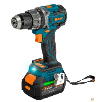 Дрели, Шуруповерты, Гайковерты, Миксеры Bort ДРЕЛЬ-ШУРУПОВЕРТ АККУМУЛЯТОРНАЯ УДАРНАЯ BAB-21U ( 2X 4А.Ч) 93414837 { 18 В, 4 Ач, аккум. система Makita 18V LXT, Li-lon, 2 Акк }