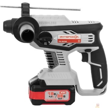 Перфоратор Перфоратор Интерскол ПА-24/36В патрон:SDS-plus уд.:2.2Дж аккум. (кейс в комплекте)-1