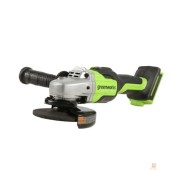 Углошлифовальные, Шлифовальные машины, Реноватор Greenworks GD24AG 24В Угловая шлифовальная машина акк, б/щет, 125 мм, 10500 об/мин,1х4Ач,ЗУ,кор 3200207CUB