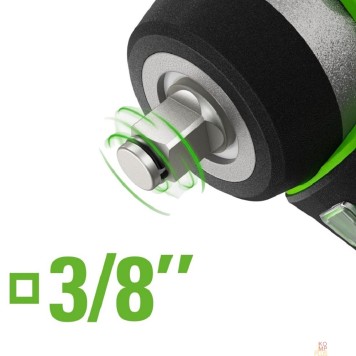 Дрели, Шуруповерты, Гайковерты Greenworks G24IW200 Гайковерт ударный аккумуляторный, 24V, 200 Нм, бесщеточный, 3/8'', 1х2Ач,ЗУ,кор 3803607CUA-2