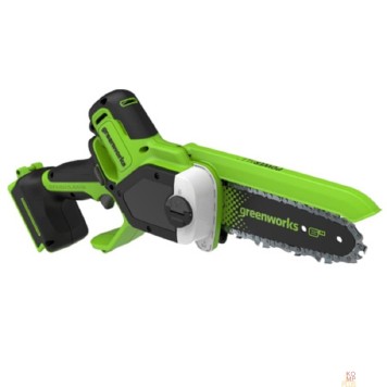 Пилы GreenWorks GD24CS15 Цепная мини пила аккумуляторная, 24V, 15см, бесщеточная, с автоматической смазкой цепи, без АКБ и ЗУ 2010107-2