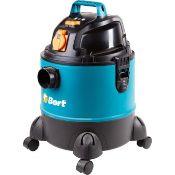 Пылесосы строительные Bort BSS-1220-Pro Пылесос строительный 98291797  1250 Вт, вместимость 20 л, 36 л/сек, 4,5 кг, набор аксессуаров 10 шт -1