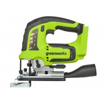 Лобзики Greenworks GD24JS Лобзик аккумуляторный, 24V, бесщеточный, без АКБ и ЗУ 3601407-1