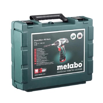 Дрель, Шуруповерт Metabo PowerMaxx BS Безударная дрель-шуруповерт 600080500  12В 2х2.0,LC40,патр.,кейс, вес 0.8 кг -2