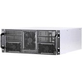 Корпус Procase RE411-D4H11-E-55 Корпус 4U server case,4x5.25+11HDD,черный,без блока питания,глубина 550мм,MB EATX 12