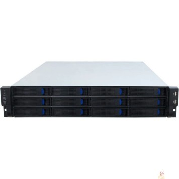 Корпус Procase ES212-SATA3-B-0 {2U 12 SATA3/SAS hotswap HDD, глубина 650мм, MB 12