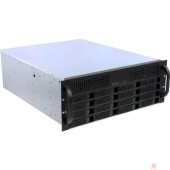 Корпус Procase ES416S-SATA3-B-0 черный 4U 16 SATA3/SAS 6Gb hotswap HDD,глубина 550мм,MB 9.6