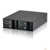 Опция к серверу Procase L2-104-SATA3-BK {Hot-swap корзина 4 SATA3/SAS, черный, с замком, hotswap mobie rack module for 2,5