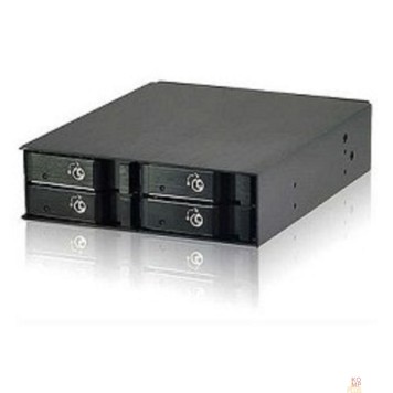 Опция к серверу Procase L2-104-SATA3-BK {Hot-swap корзина 4 SATA3/SAS, черный, с замком, hotswap mobie rack module for 2,5