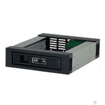 Опция к серверу Procase L3-101-SATA3-BK  {Hot-swap корзина 1 SATA3/SAS 6Gb, черный, с замком, hotswap aluminium mobie rack module (1x5,25) 1xFAN 40x15mm}