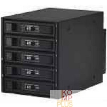 Опция к серверу Procase L3-305-SATA3-BK {Hot-swap корзина 5 SATA3/SAS 6Gb, черный, с замком, hotswap aluminium mobie rack module (3x5,25)}
