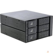 Опция к серверу Procase T3-203-SATA3-BK {Hot-swap корзина 3 SATA3/SAS 6Gb (черный) hotswap trayless aluminium mobie rack module (2x5,25) 1xFAN 80x15mm}