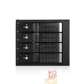 Опция к серверу Procase T3-304-SATA3-BK {Hot-swap корзина 4 SATA3/SAS 6Gb (черный) hotswap trayless aluminium mobie rack module (3x5,25) 1xFAN 80x15mm}