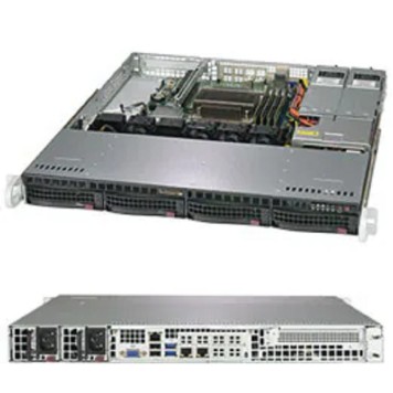Сервер Supermicro SYS-5019C-MR Серверная платформа 1U SATA SYS-5019C-MR-1