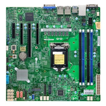 Материнская плата Supermicro MBD-X12STL-F-B mATX (uATX),LGA 1200
