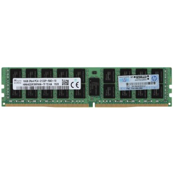 Модуль памяти HPE 16GB (1x16GB) Dual Rank x4 DDR4-2133 CAS-15-15-15 Registered Memory Kit (726719-B21 / 774172-001 / 752369-081)