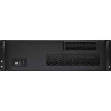 Корпус Procase RU330-B-0 Корпус 3U rear/front-access server case, черный, без блока питания, глубина 300мм, MB 12