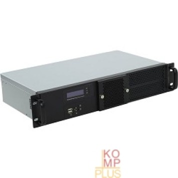 Корпус Procase GM225F-B-0 Корпус 2U Rack server case, черный, панель управления, без блока питания, глубина 250мм, MB 6.7