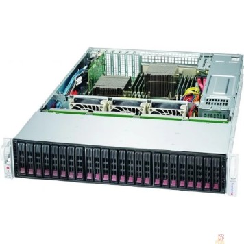 Корпус Supermicro CSE-216BE1C-R920LPB Корпус/ 2U, E-ATX 13.68''x13'', 24x2.5'' hot-swap SAS3 with SES3 single expander with SFF8643 connectors, 4xFH+3xLP, 7xLP, 437x89x630mm, redundant 920W Gold 