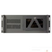 Корпус Procase B441-B-0 черный {4U глубина 450мм, внешн 2x5.25, 1x3.5, внутр 7xHDD, MB 12