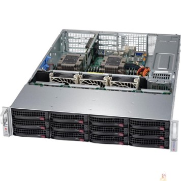 Сервер Supermicro SYS-6029P-WTRT 2U, 2xLGA3647, 12xDDR4, up to 12x3.5 (8xSAS/SATA + 4SAS/SATA/NVMe), 1xM.2 PCIE, 2x10GbE, 2x1200W, 826BAC4-R1K23WB X11DDW-NT-1