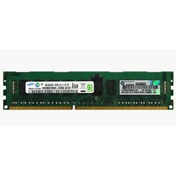 Модуль памяти Оперативная память HP 647647-071 (664688-001) 4GB (1x4GB) Single Rank x4 PC3L-10600R (DDR3-1333) Registered CAS-9 Low Voltage 