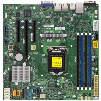 Материнская плата Supermicro MBD-X11SSL-F-(B) {C232 S1151 MATX BLK} OEM