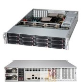 Корпус Supermicro CSE-826BE1C4-R1K23LPB Корпус компьютерный Black 2U SC826B LP Chassis w/ 1 SAS3 Redundant 1200W PWS CSE-826BE1C4-R1K23LPB