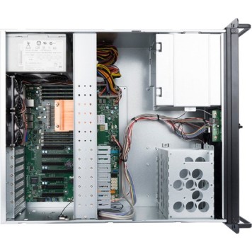Корпус Inwin IW-R400-01N /USB3.0*2/Rear fan 8025mm 4200RPM*2/Front fan 8025mm 4200RPM*2/Front door/Air filter for front door/SK35-02 6131850-2