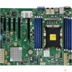 Материнская плата Supermicro MBD-X11SPI-TF-B Серверная материнская плата MBD X11SPI TF B Xeon Single Socket S3647, 8x 288 pin DDR4 DIMM slots, 2x 10GbE LAN ports, 10x SATA3 (6Gbps) via C622, Bulk.