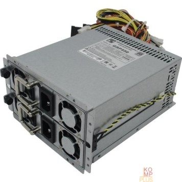 Блок питания Procase GRP550 Блок питания с резервированием PS2+ ATX(550W+550W(1+1)),КПД=88+ Silver,185*150*86mm,Активный PFC,+5B=30A,+12B=46A,+3,3B=30A,-12V=1A,5VSB=3A