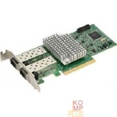 Материнская плата Supermicro AOC-S25G-M2S-O Плата коммуникационная SuperMicro Standard LP 25GbE SFP28, Mellanox CX4 LX