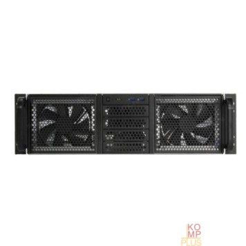 Корпус Procase RE306-D0H14-C-48 Корпус 3U server case,0x5.25+14HDD,черный,без блока питания,глубина 480мм,MB CEB 12