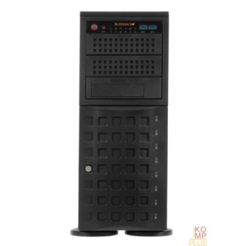 Сервер Supermicro SYS-740P-TRT Tower/4U, X12DPi-NT6, CSE-745BTS-R1K23BP, 2xLGA 4189, 8x3.5", 2x10GbE, 18х DIMM DDR4, 4xPCIe-X16, 2x1200W, black,  (438952)-1