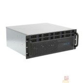 Корпус Procase ES408XS-SATA3-B-0 Корпус 4U Rack server case (8 SATA3/SAS 12Gb hotswap HDD), черный, без блока питания, глубина 400мм, MB 12