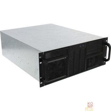 Корпус Procase RE411-D6H8-E-55 Корпус 4U server case,6x5.25+8HDD,черный,без блока питания,глубина 550мм,MB EATX 12