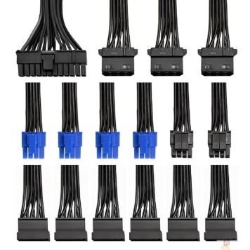 Блок питания Exegate EX292204RUS Серверный БП 600W ExeGate ServerPRO 80 PLUS® Bronze 600PPH-SE (ATX, for 3U+ cases, APFC, КПД 85% (80 PLUS Bronze), 12cm fan, 24p, (4+4)p, PCIe, 5SATA, 3IDE, black)-2