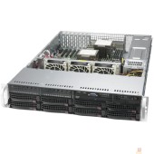 Сервер Supermicro SYS-620P-TRT Серверная платформа (2U, 2 x LGA4189, Intel C621A, 16 x DDR4, 8 x 3.5